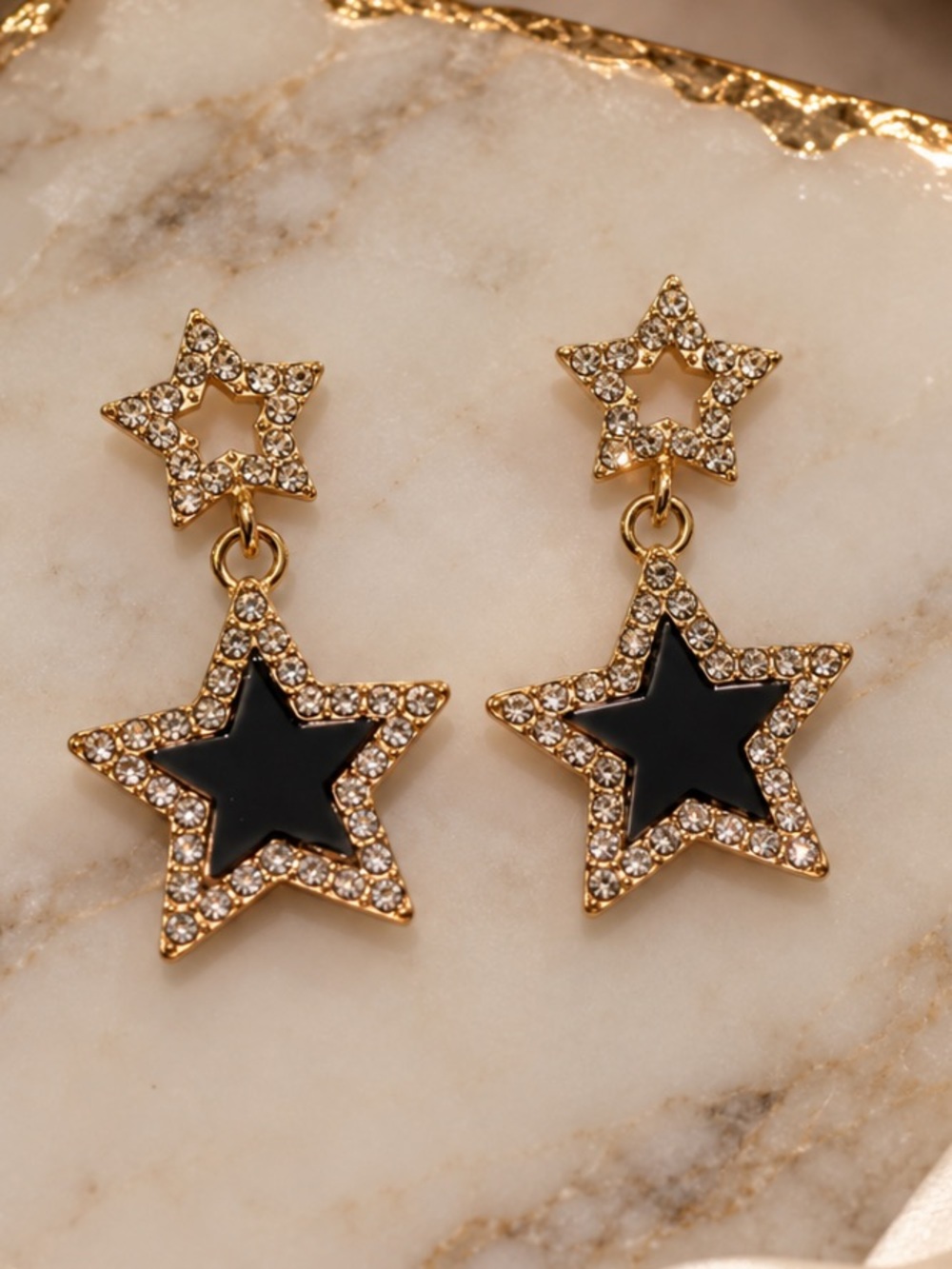 Star Drop Earrings